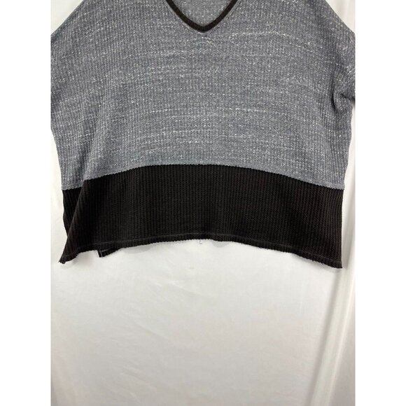 We the Free Waffle Knit Grey Oversized Women's - Picture 3 of 10